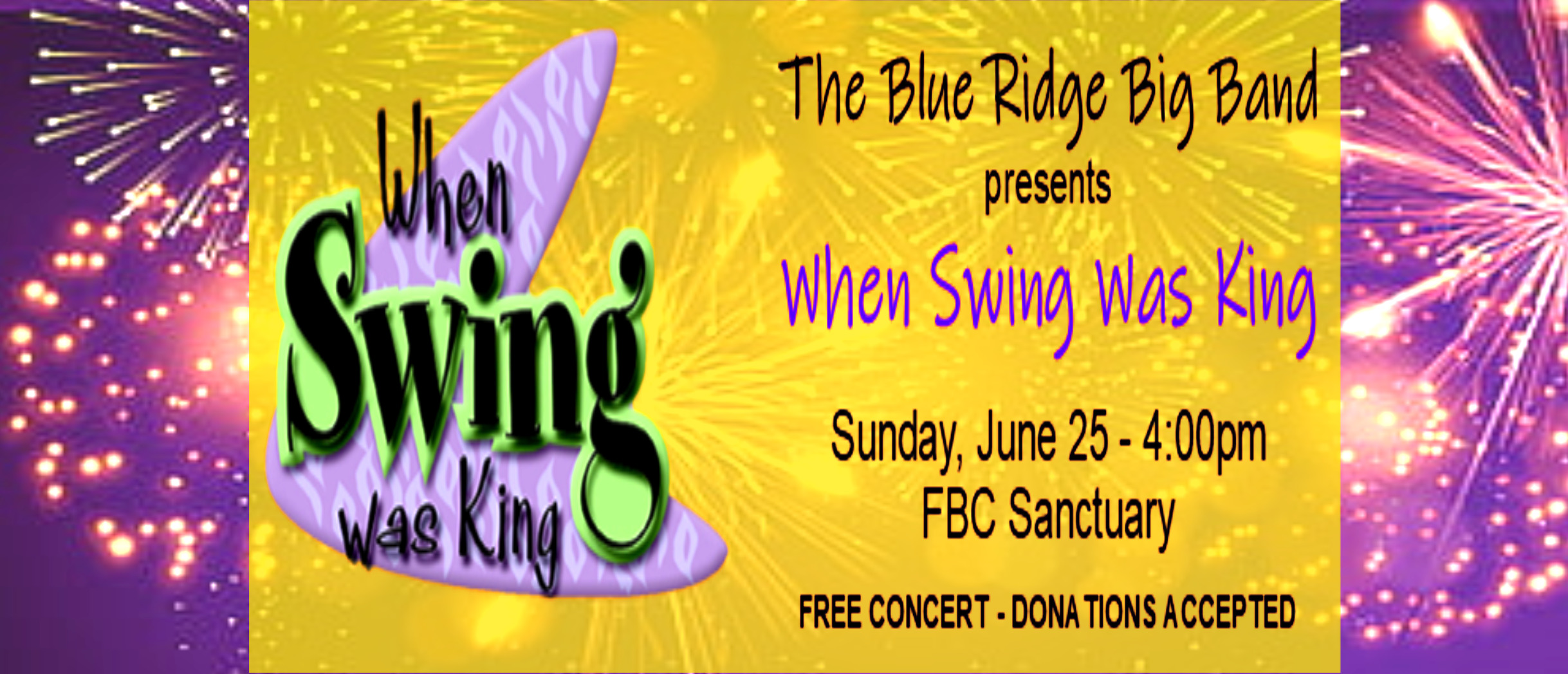 Home When Swing Was King First Baptist Church Home When Swing Was King First Baptist Church